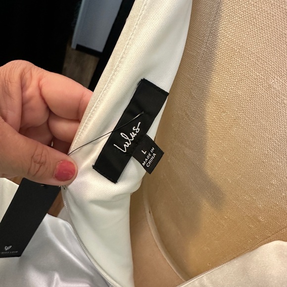 Lulu’s White Bow-Back Dress - Picture 6 of 9